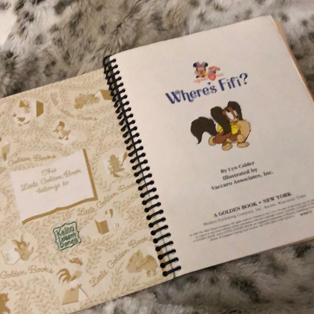Repurposed Minnie Golden Book/Notebook - Picture 2 of 7